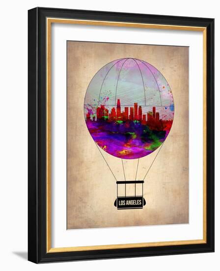 Los Angeles Air Balloon 2-NaxArt-Framed Art Print