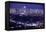 Los Angeles at Night-duallogic-Framed Premier Image Canvas