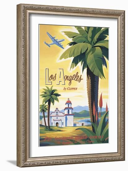 Los Angeles by Clipper-Kerne Erickson-Framed Premium Giclee Print