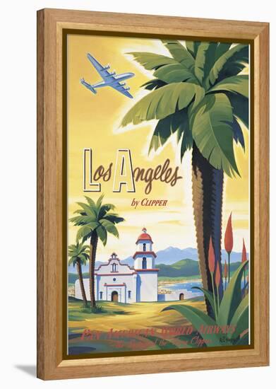 Los Angeles by Clipper-Kerne Erickson-Framed Premier Image Canvas