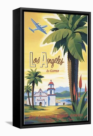 Los Angeles by Clipper-Kerne Erickson-Framed Premier Image Canvas