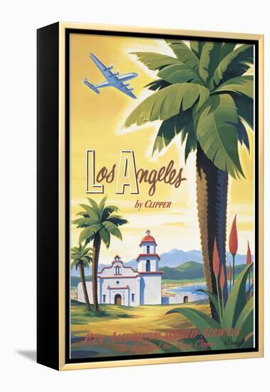 Los Angeles by Clipper-Kerne Erickson-Framed Premier Image Canvas