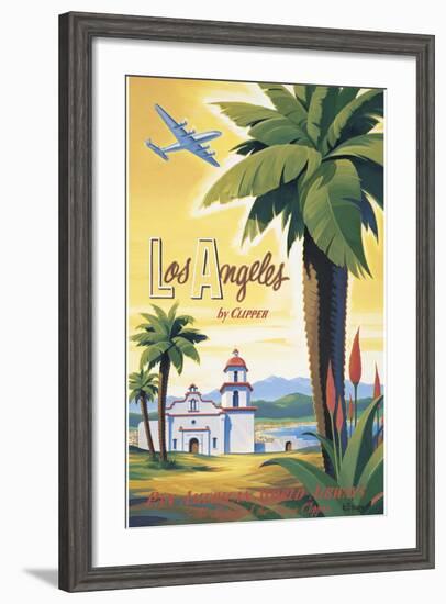 Los Angeles by Clipper-Kerne Erickson-Framed Giclee Print