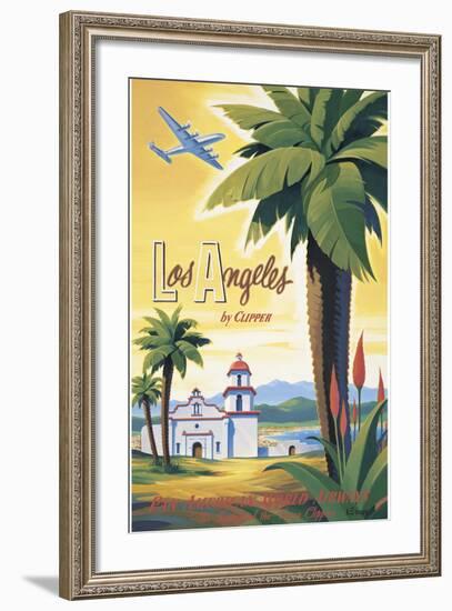 Los Angeles by Clipper-Kerne Erickson-Framed Giclee Print