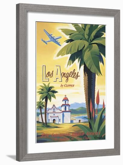 Los Angeles by Clipper-Kerne Erickson-Framed Giclee Print