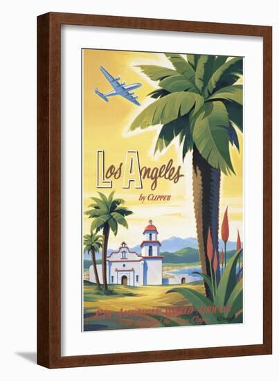 Los Angeles by Clipper-Kerne Erickson-Framed Giclee Print