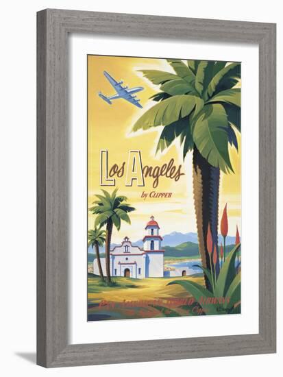 Los Angeles by Clipper-Kerne Erickson-Framed Art Print