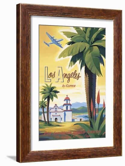 Los Angeles by Clipper-Kerne Erickson-Framed Art Print