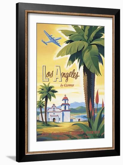 Los Angeles by Clipper-Kerne Erickson-Framed Art Print