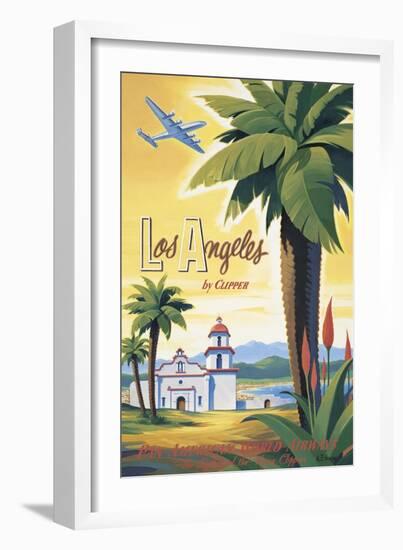 Los Angeles by Clipper-Kerne Erickson-Framed Art Print