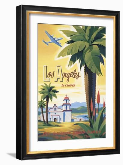 Los Angeles by Clipper-Kerne Erickson-Framed Art Print