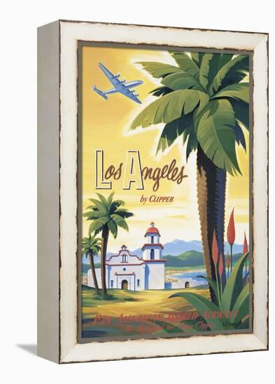 Los Angeles by Clipper-Kerne Erickson-Framed Stretched Canvas