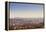 Los Angeles, CA, USA: City Of Los Angeles From Griffith Observatory Dtwn L.A. In Distance-Axel Brunst-Framed Premier Image Canvas