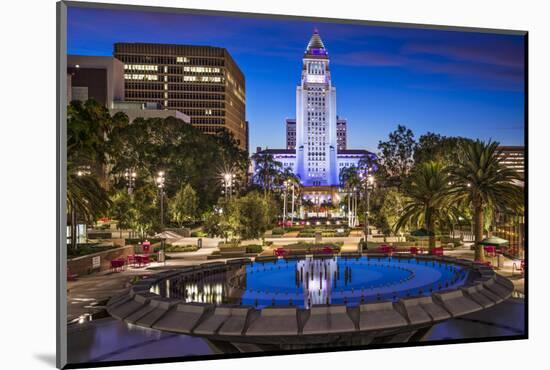 Los Angeles, California at City Hall.-SeanPavonePhoto-Mounted Photographic Print