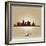 Los Angeles, California Skyline City Silhouette-Yurkaimmortal-Framed Art Print