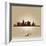 Los Angeles, California Skyline City Silhouette-Yurkaimmortal-Framed Art Print