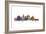 Los Angeles California Skyline-Michael Tompsett-Framed Art Print