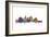 Los Angeles California Skyline-Michael Tompsett-Framed Art Print