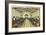 Los Angeles, California - Union Station Interior View of Waiting Room-Lantern Press-Framed Art Print