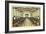 Los Angeles, California - Union Station Interior View of Waiting Room-Lantern Press-Framed Art Print