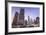 Los Angeles, California, USA Early Morning Downtown Cityscape.-SeanPavonePhoto-Framed Photographic Print