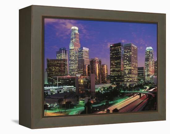 Los Angeles, California-Jerry Driendl-Framed Premier Image Canvas