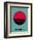 Los Angeles Circle Poster 1-NaxArt-Framed Art Print