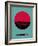 Los Angeles Circle Poster 1-NaxArt-Framed Art Print