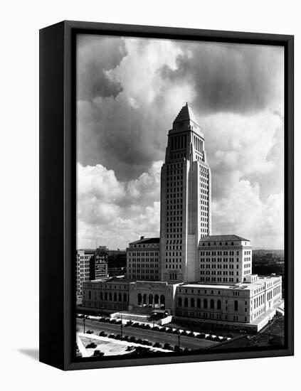 Los Angeles City Hall-null-Framed Premier Image Canvas
