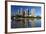 Los Angeles City Skyline-rebelml-Framed Photographic Print