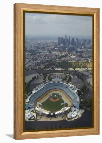 Los Angeles, Dodger Stadium, Home of the Los Angeles Dodgers-David Wall-Framed Premier Image Canvas