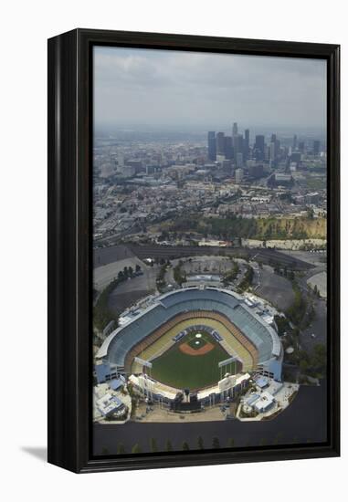 Los Angeles, Dodger Stadium, Home of the Los Angeles Dodgers-David Wall-Framed Premier Image Canvas