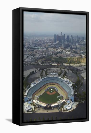 Los Angeles, Dodger Stadium, Home of the Los Angeles Dodgers-David Wall-Framed Premier Image Canvas