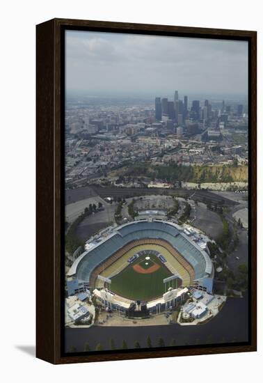 Los Angeles, Dodger Stadium, Home of the Los Angeles Dodgers-David Wall-Framed Premier Image Canvas