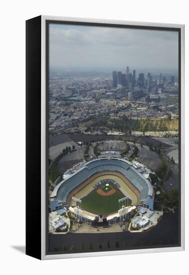 Los Angeles, Dodger Stadium, Home of the Los Angeles Dodgers-David Wall-Framed Premier Image Canvas