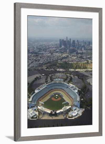 Los Angeles, Dodger Stadium, Home of the Los Angeles Dodgers-David Wall-Framed Photographic Print