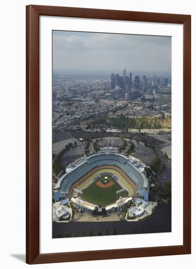 Los Angeles, Dodger Stadium, Home of the Los Angeles Dodgers-David Wall-Framed Photographic Print