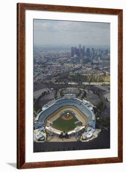 Los Angeles, Dodger Stadium, Home of the Los Angeles Dodgers-David Wall-Framed Photographic Print