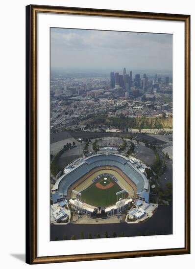 Los Angeles, Dodger Stadium, Home of the Los Angeles Dodgers-David Wall-Framed Photographic Print