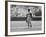 Los Angeles Dodgers Pitcher Sandy Koufax Taking the Field During Game Against the Milwaukee Braves-Robert W^ Kelley-Framed Premium Photographic Print