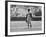 Los Angeles Dodgers Pitcher Sandy Koufax Taking the Field During Game Against the Milwaukee Braves-Robert W^ Kelley-Framed Premium Photographic Print