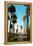 Los Angeles Downtown Park View with Palm Trees.-Songquan Deng-Framed Premier Image Canvas