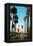 Los Angeles Downtown Park View with Palm Trees.-Songquan Deng-Framed Premier Image Canvas
