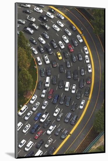 Los Angeles, Hollywood, Traffic Queueing to Get into Universal Studios-David Wall-Mounted Photographic Print