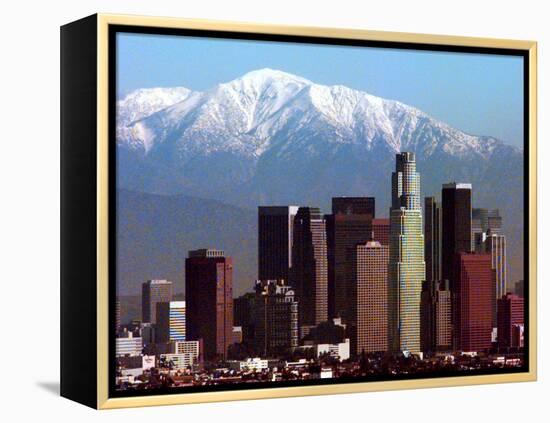 Los Angeles Mount Baldy-Nick Ut-Framed Premier Image Canvas