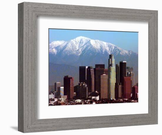 Los Angeles Mount Baldy-Nick Ut-Framed Photographic Print