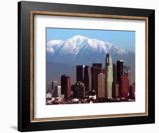 Los Angeles Mount Baldy-Nick Ut-Framed Photographic Print