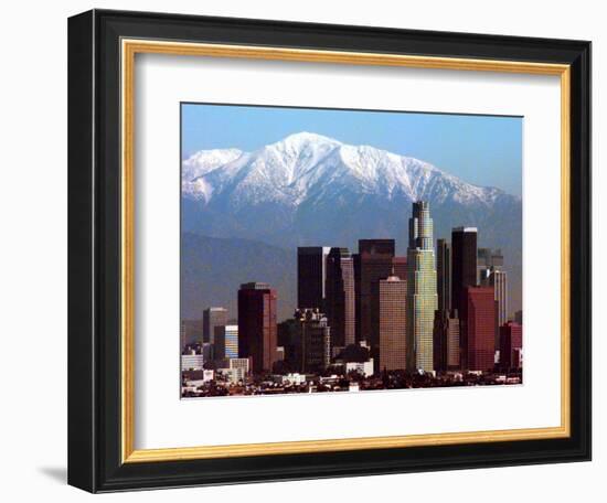 Los Angeles Mount Baldy-Nick Ut-Framed Photographic Print