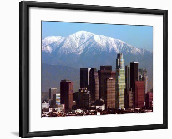 Los Angeles Mount Baldy-Nick Ut-Framed Photographic Print