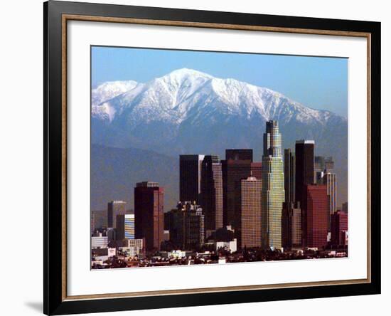 Los Angeles Mount Baldy-Nick Ut-Framed Photographic Print